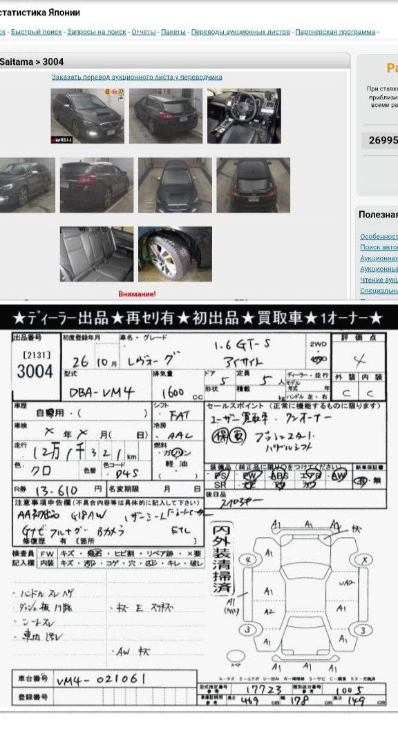 Subaru Levorg - фото 37